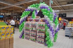 Dekoracje balonowe - balony jako promocja produktu