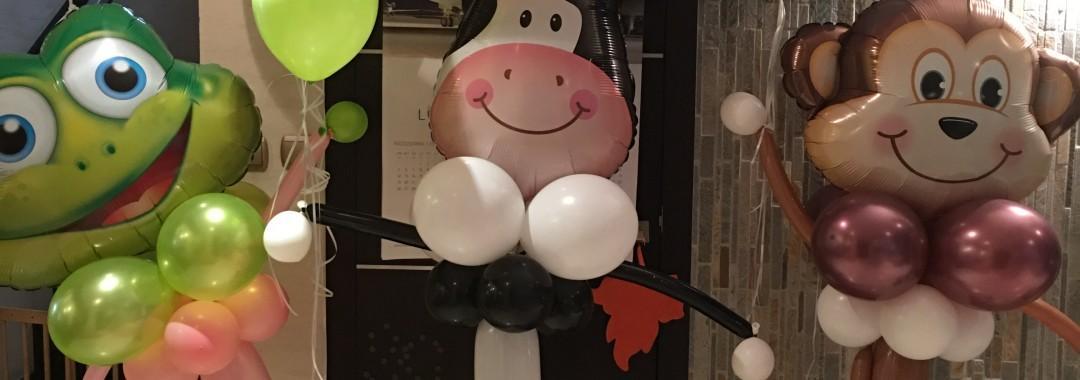 dekoracja balonowa urodzinowa