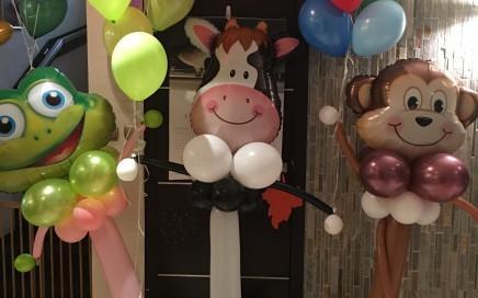 dekoracja balonowa urodzinowa