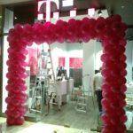 brama balonowa dla T-Mobile w Gliwicach, dekoracje balonowe Gliwice