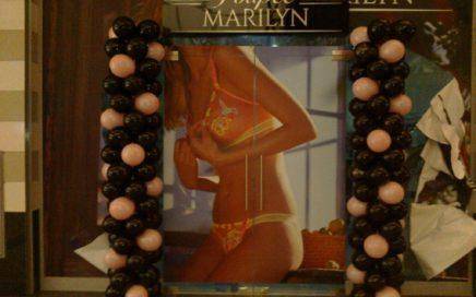 dekoracja balonowa na otwarcie Poupee Marilyn