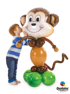 małpka z balonów - figurka małpy - prezent z balonów