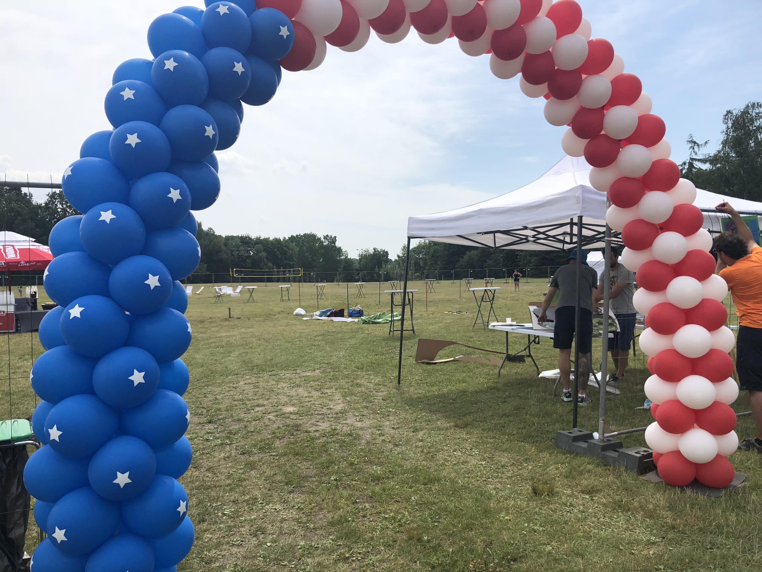 brama balonowa event amerykański