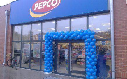 brama-balonowa-Pepco-Sokołów-Podlaski-dekoracja-balonowa-na-otwarcie-sklepu
