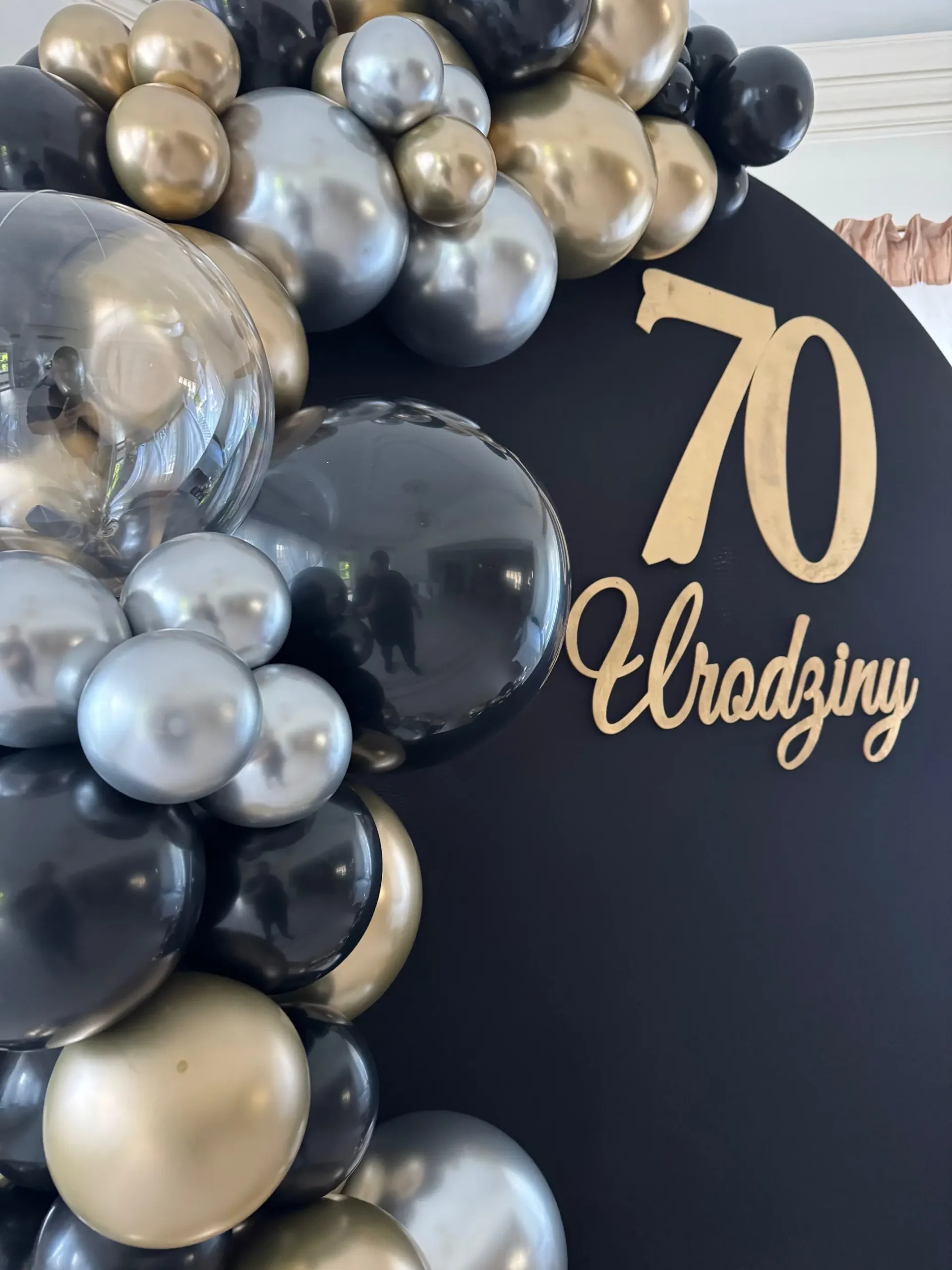 Dekoracje balonowe na urodziny – ścianka do zdjęć w Mikołowie przygotowana przez Balonowo