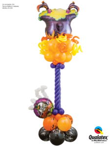balon na halloween dekoracja stojaca