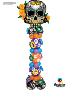 balony halloweenowe meksykanski styl