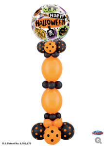 dekoracja balonowa na halloween