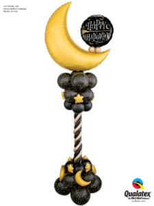 dekoracja z balonow na halloween
