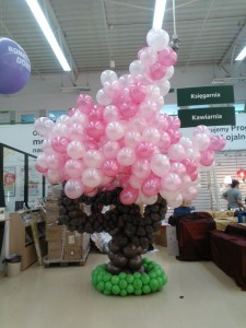drzewo z balonów - balonowe drzewo                            